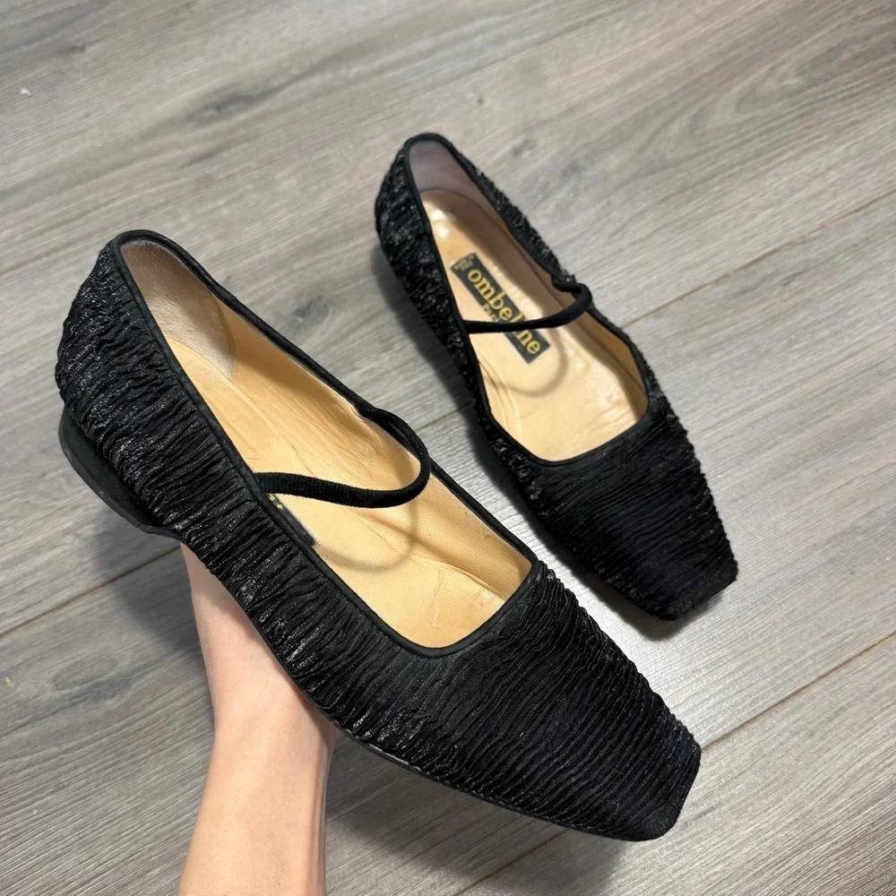 Ombeline vintage Mary Jane Flats- ballet flats - Picture 2 of 8